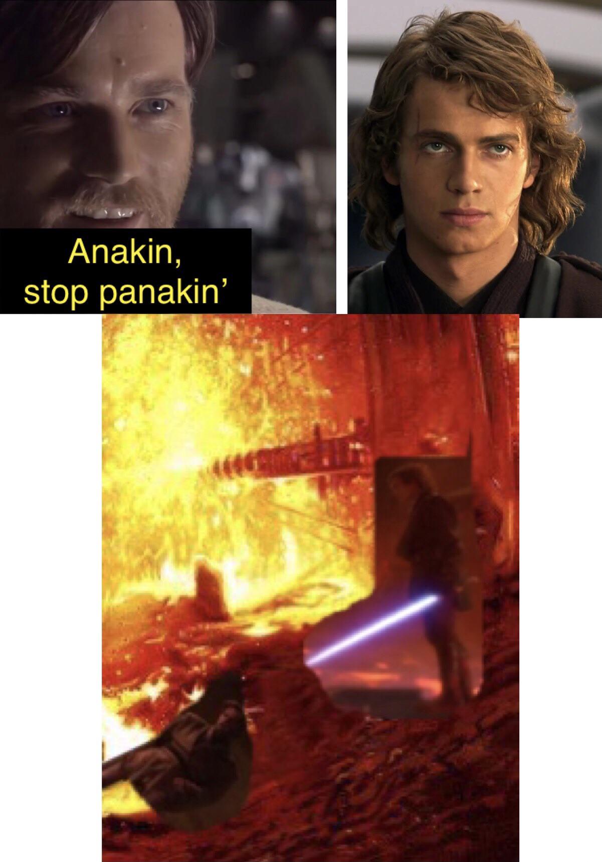 Anakin, you need to stop panakin | Scrolller