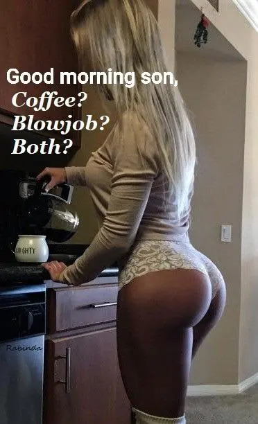 blonde mom good morning