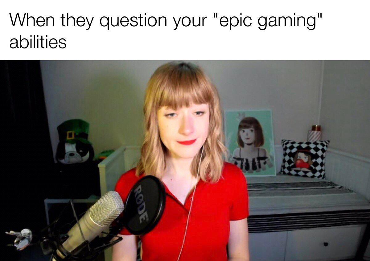 Anna is an epic gamer 😎 | Scrolller