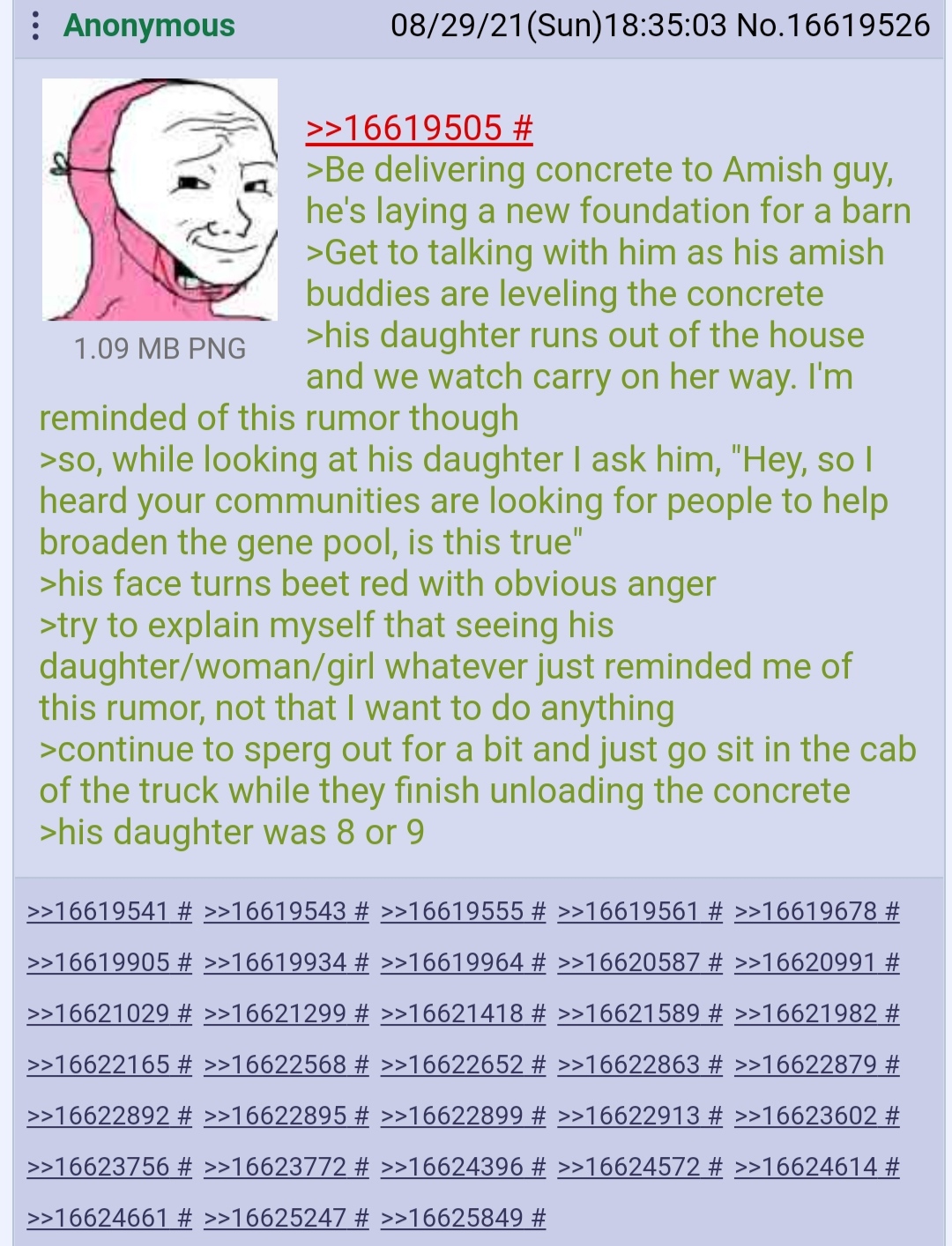 Anon offers the amish helping with inbreeding | Scrolller