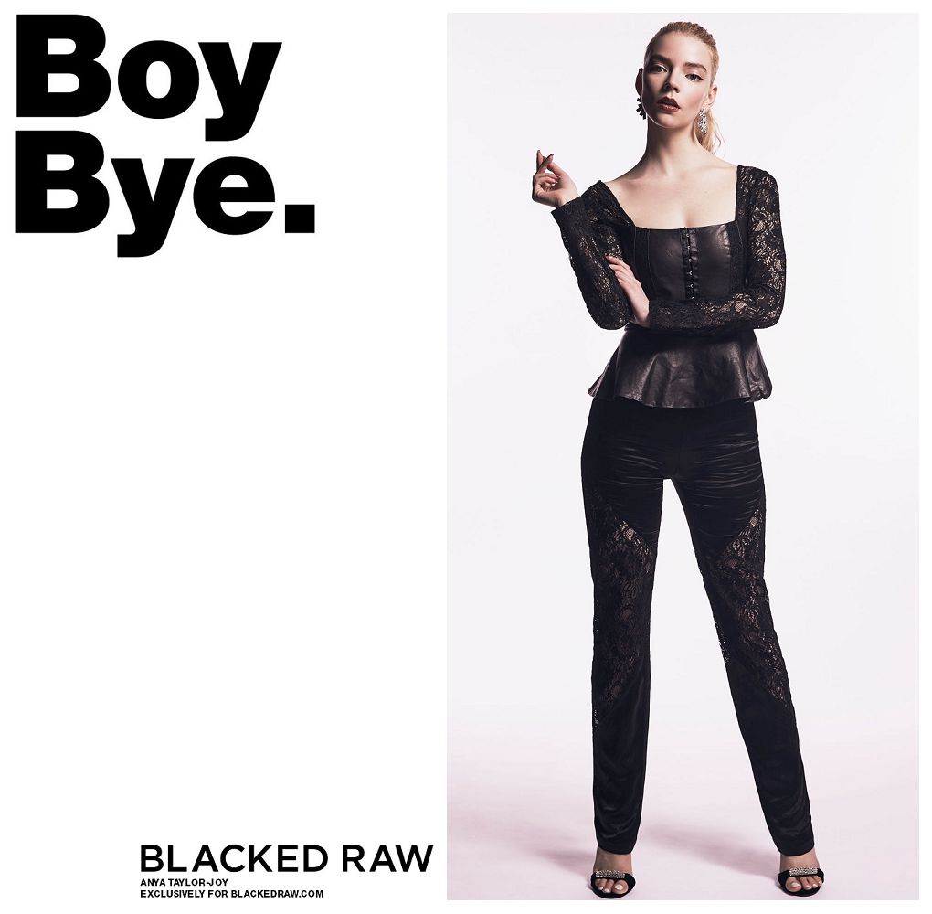 Anya Taylor Joy For Blacked Raw Scrolller 