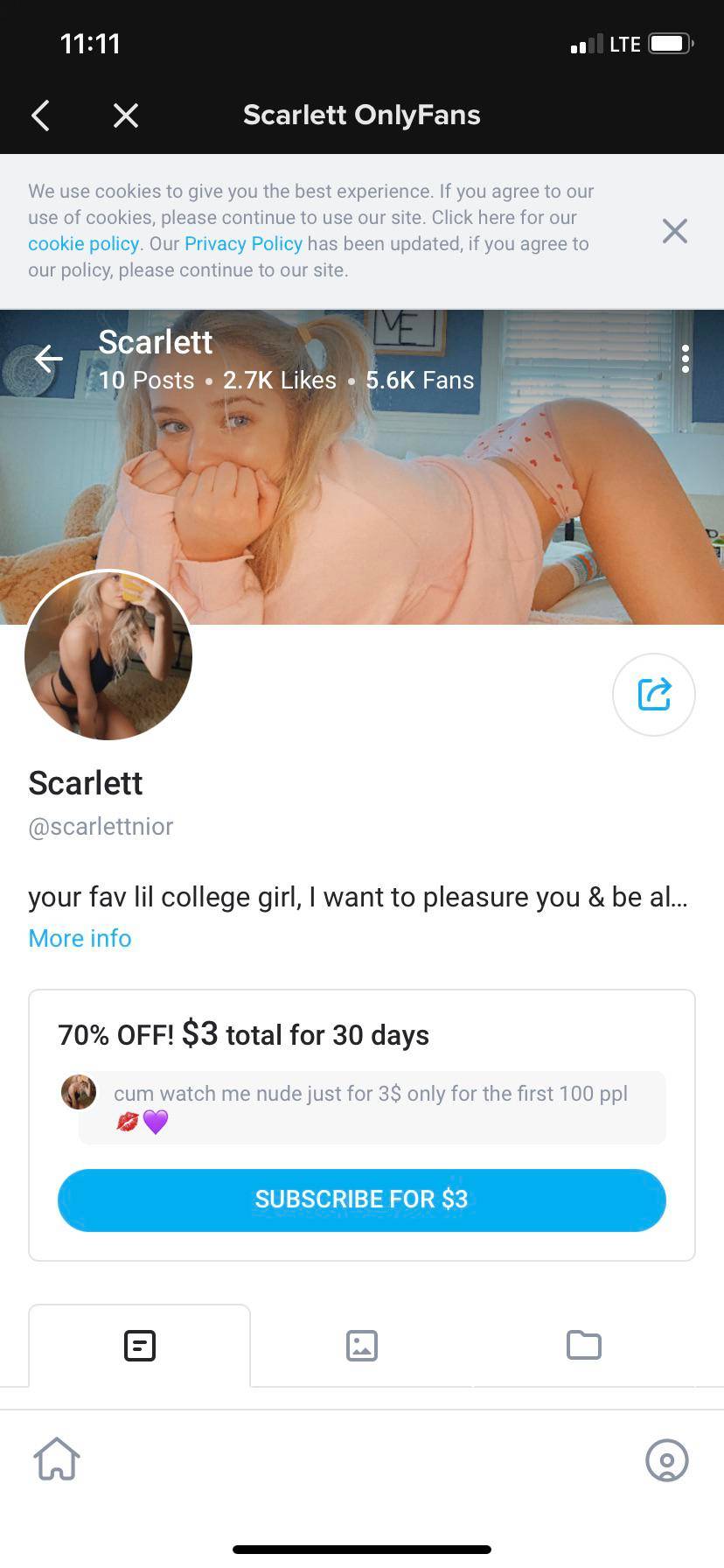 Anyone have it? Scarlett Nior Scrolller