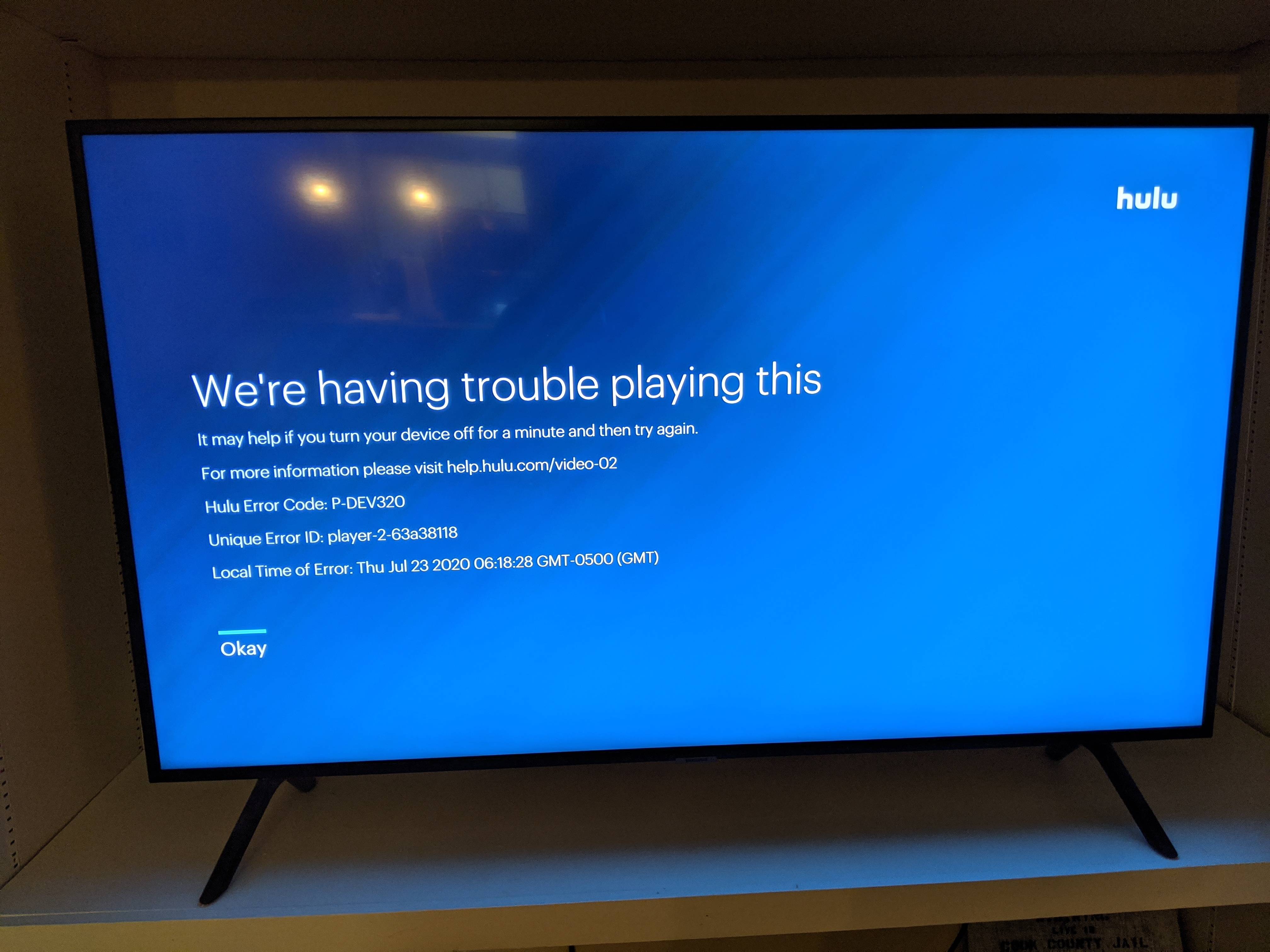 At least once a day on my Samsung Smart TV.... Scrolller