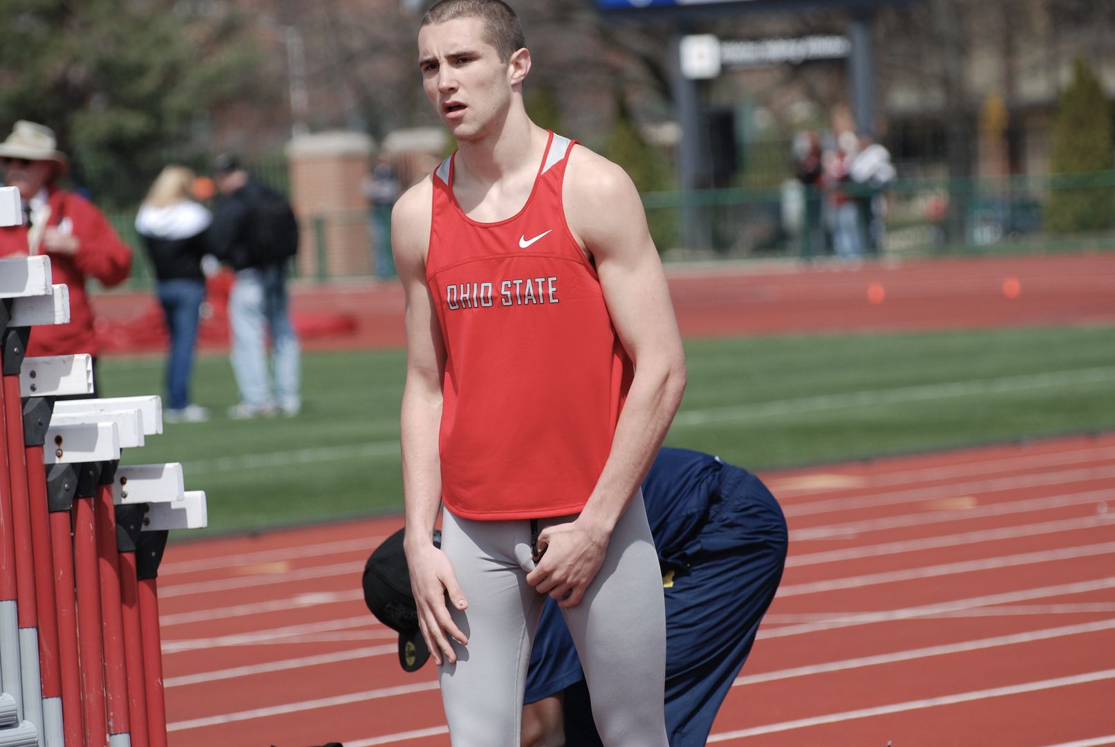 Athlete adjusting Scrolller