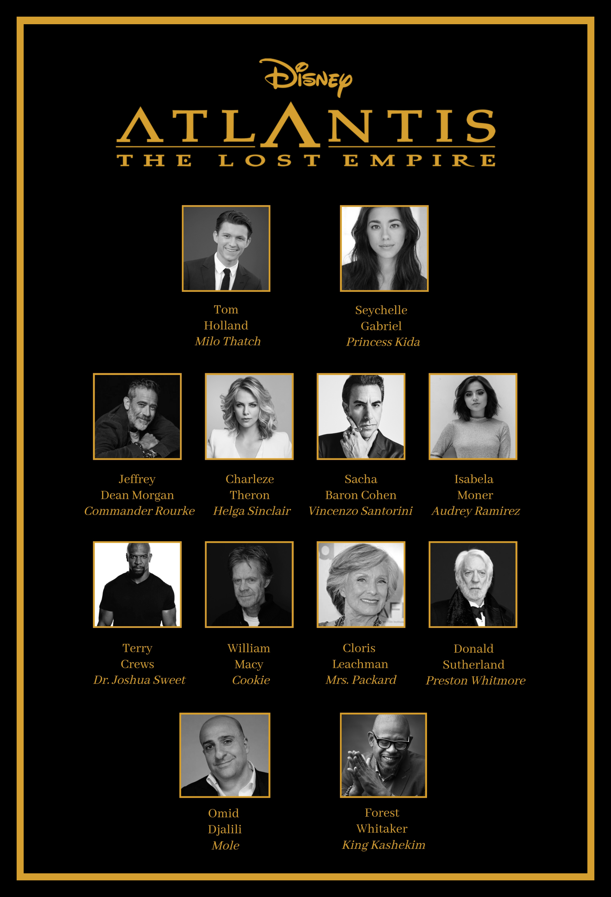 atlantis the lost empire live action cast release date