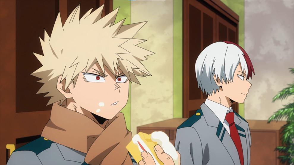 Bakugou eating his piece of cake. | Scrolller