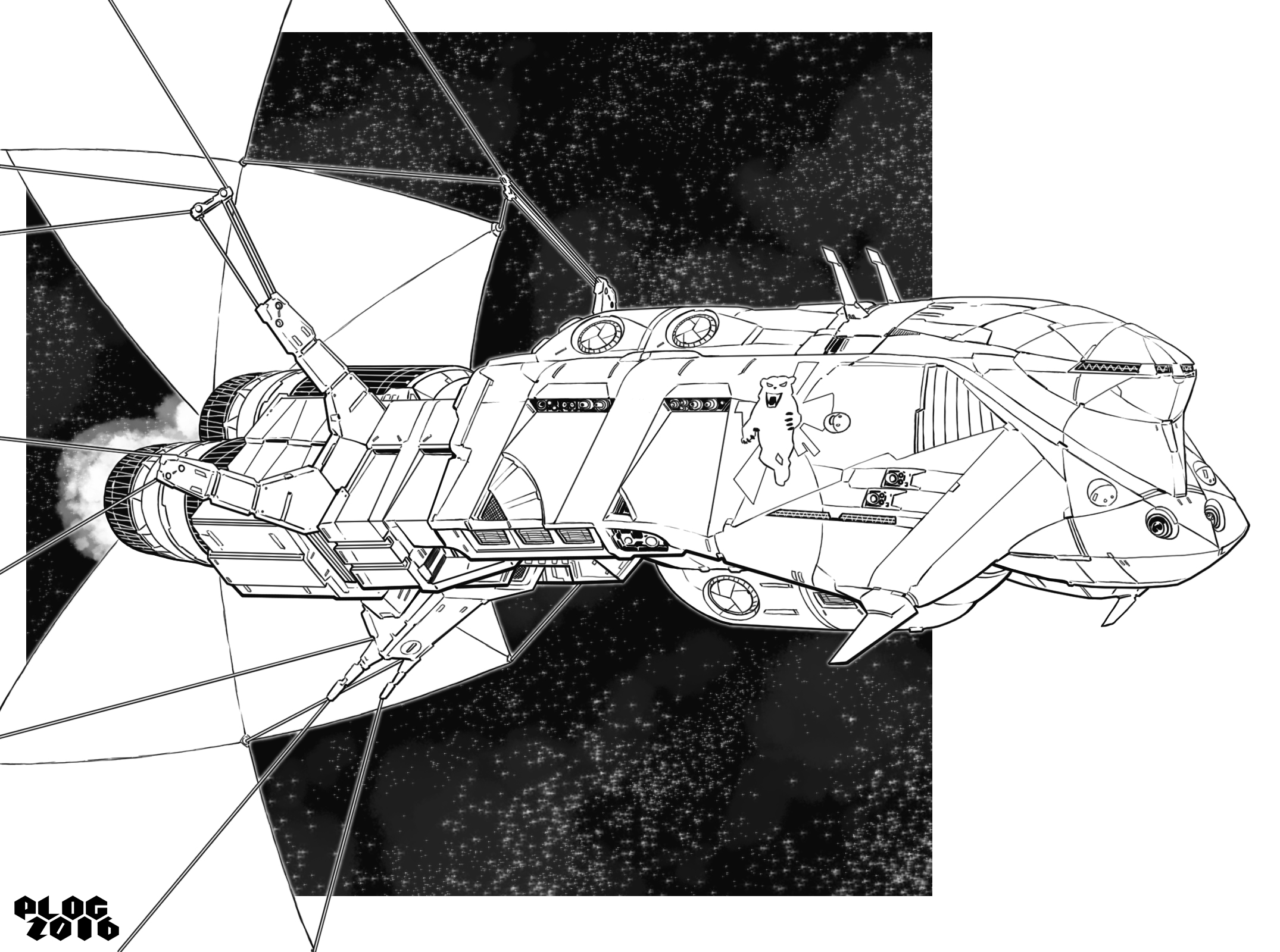 Battletech - Liberator Class Heavy Cruiser. | Scrolller