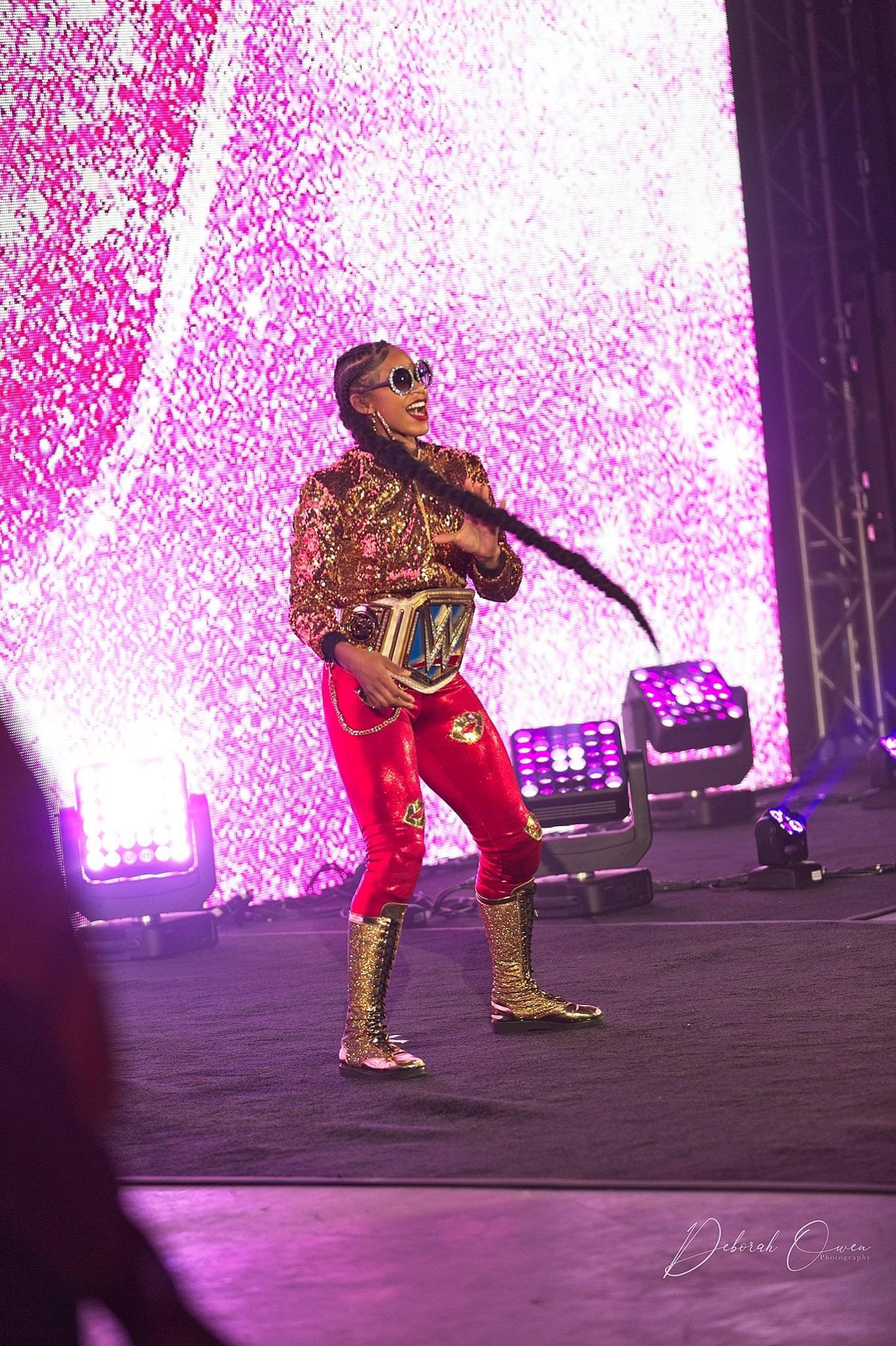 Bianca Belair at WWE Fort Myers Scrolller