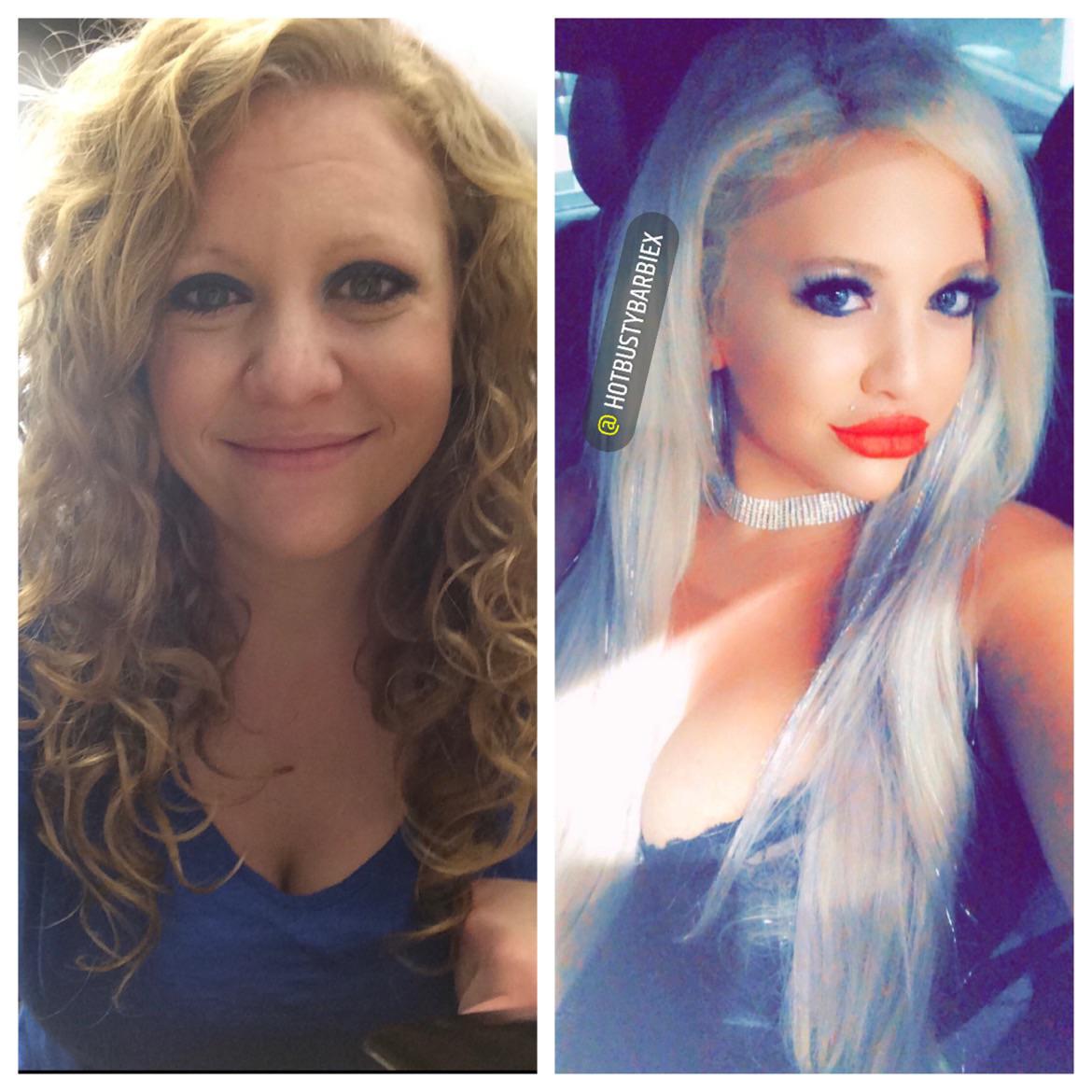 Bimbofication Before And After Scrolller 