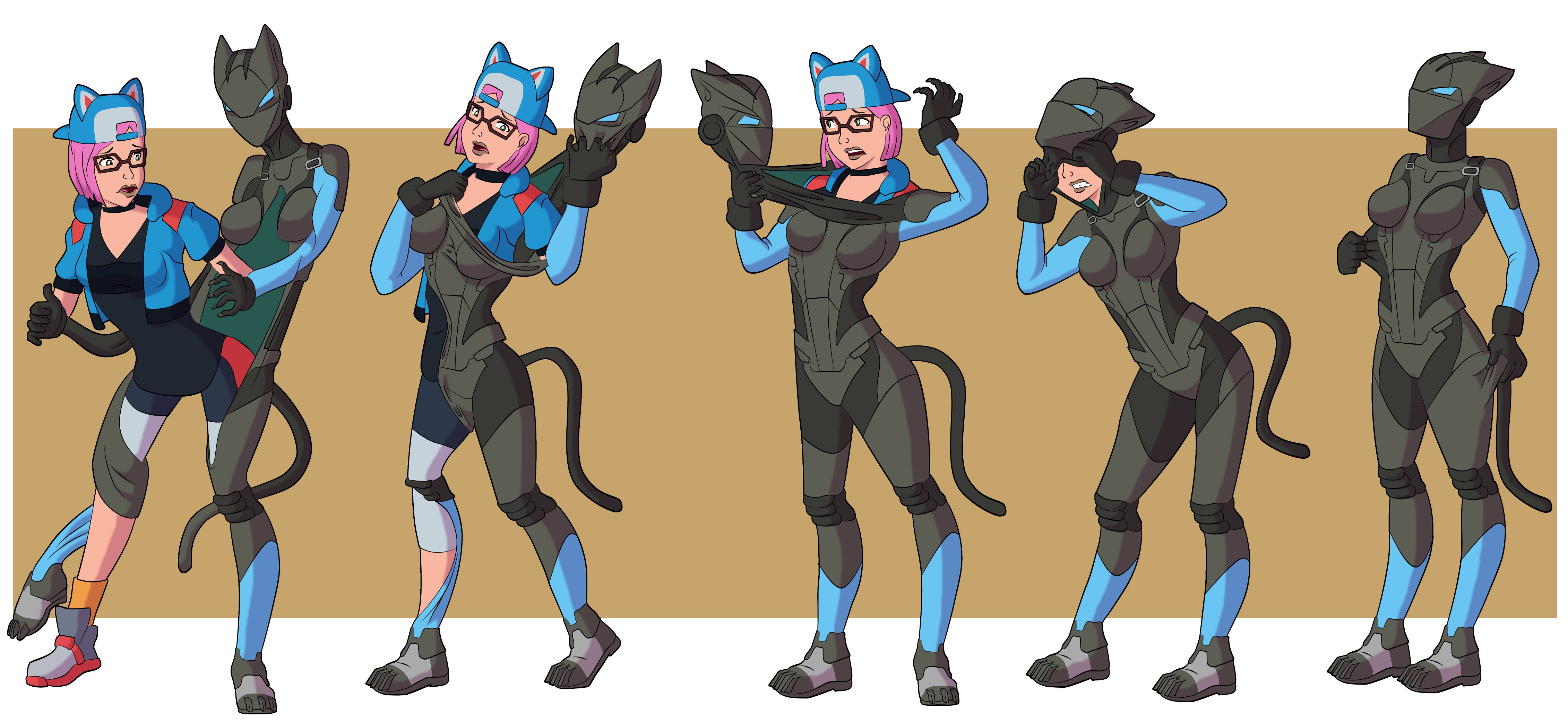 [Biosuit] Lynx and a Living Suit of Lynx by Vytz.