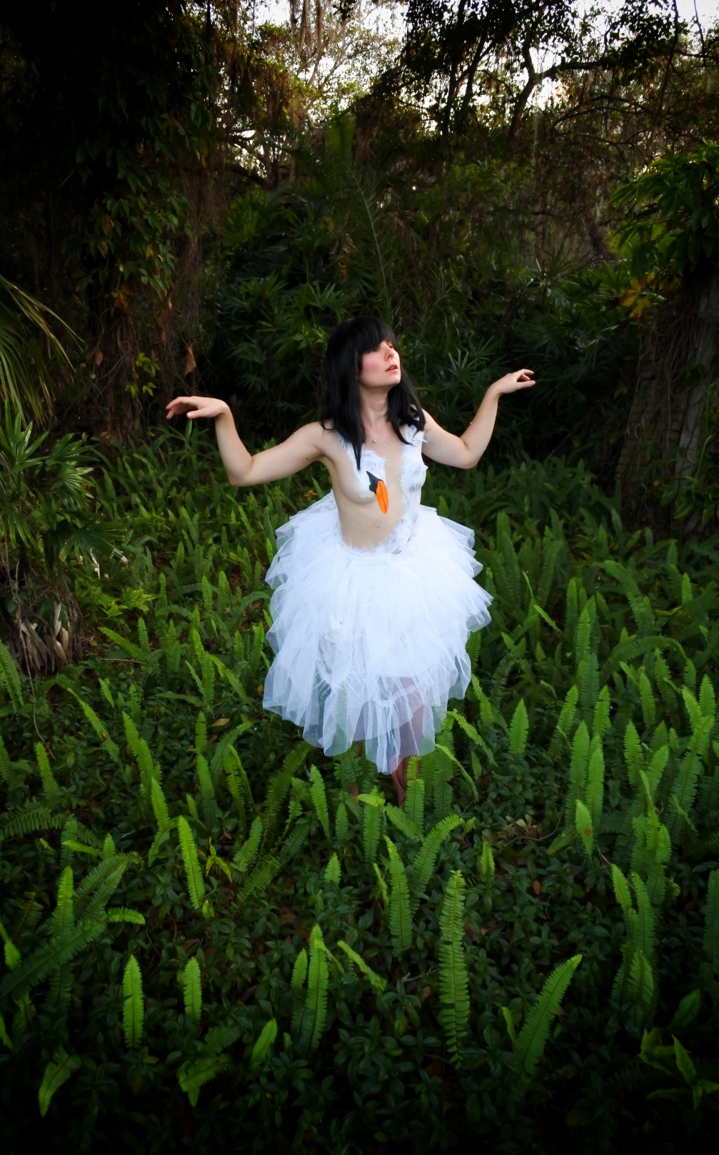 Bjork swan dress by Kasey Kasket Scrolller