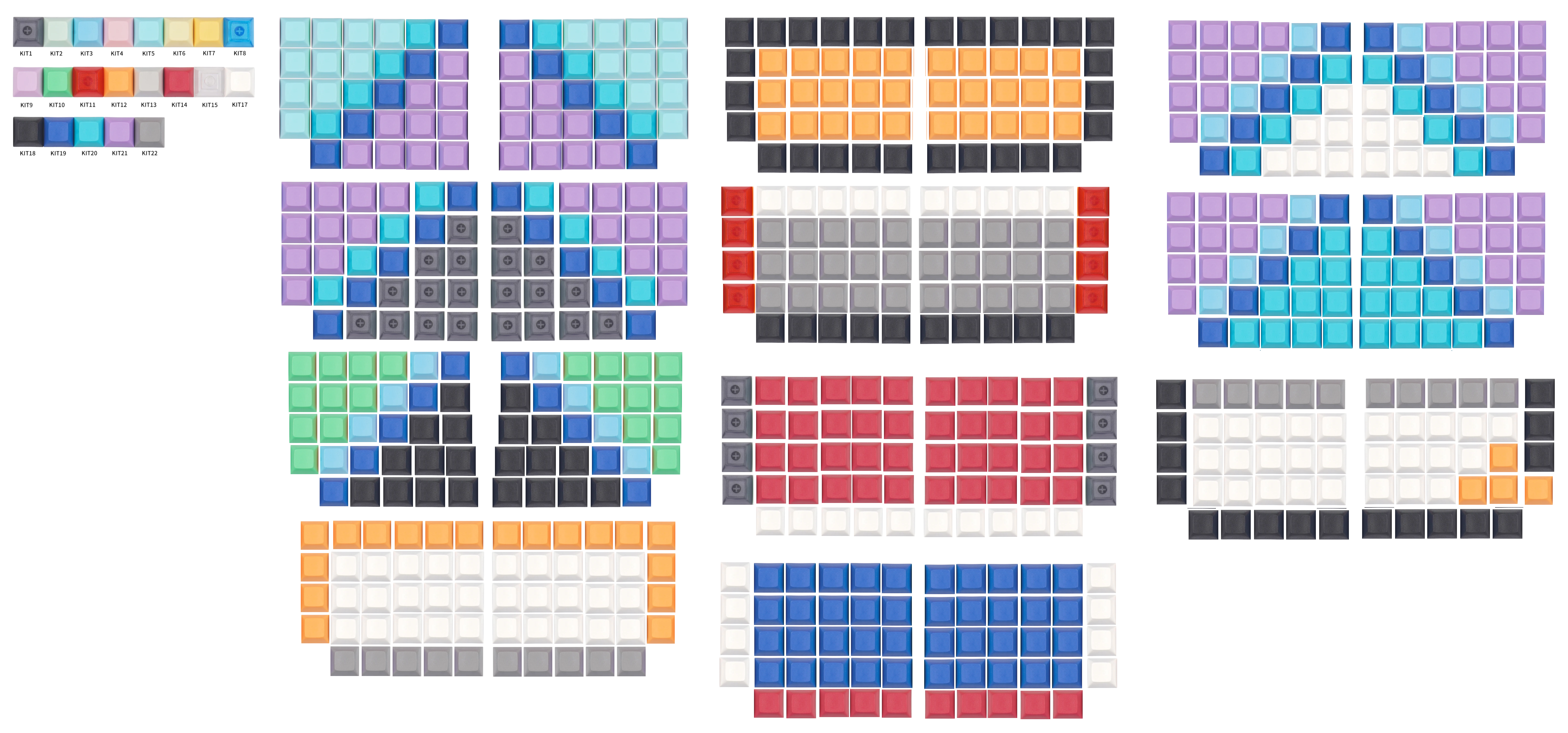 Blank Keycaps I designed might help someone who's having trouble ...