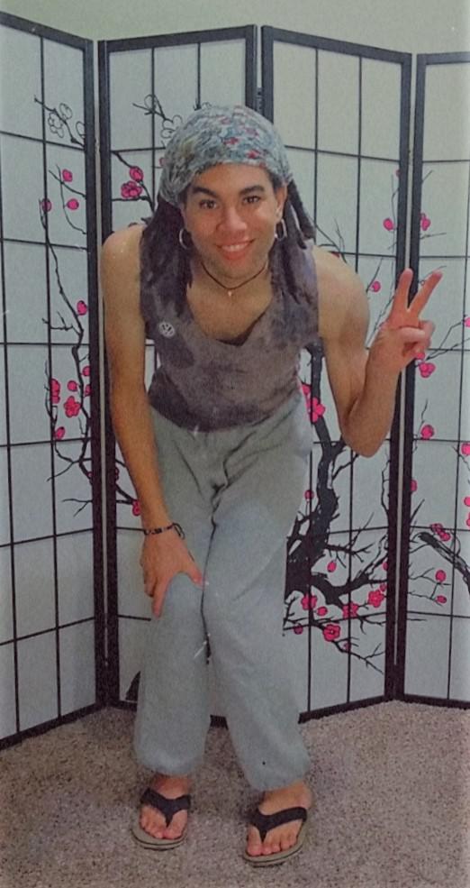 Boho Femboy Outfit D Hoop earrings and the choker really did the