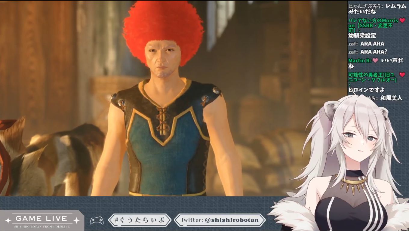 Botan's character in Monhun | Scrolller