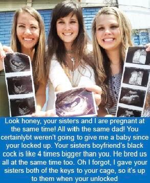 Bred by your sisters boyfriend [sis] [chastity] [pregnancy] [bbc