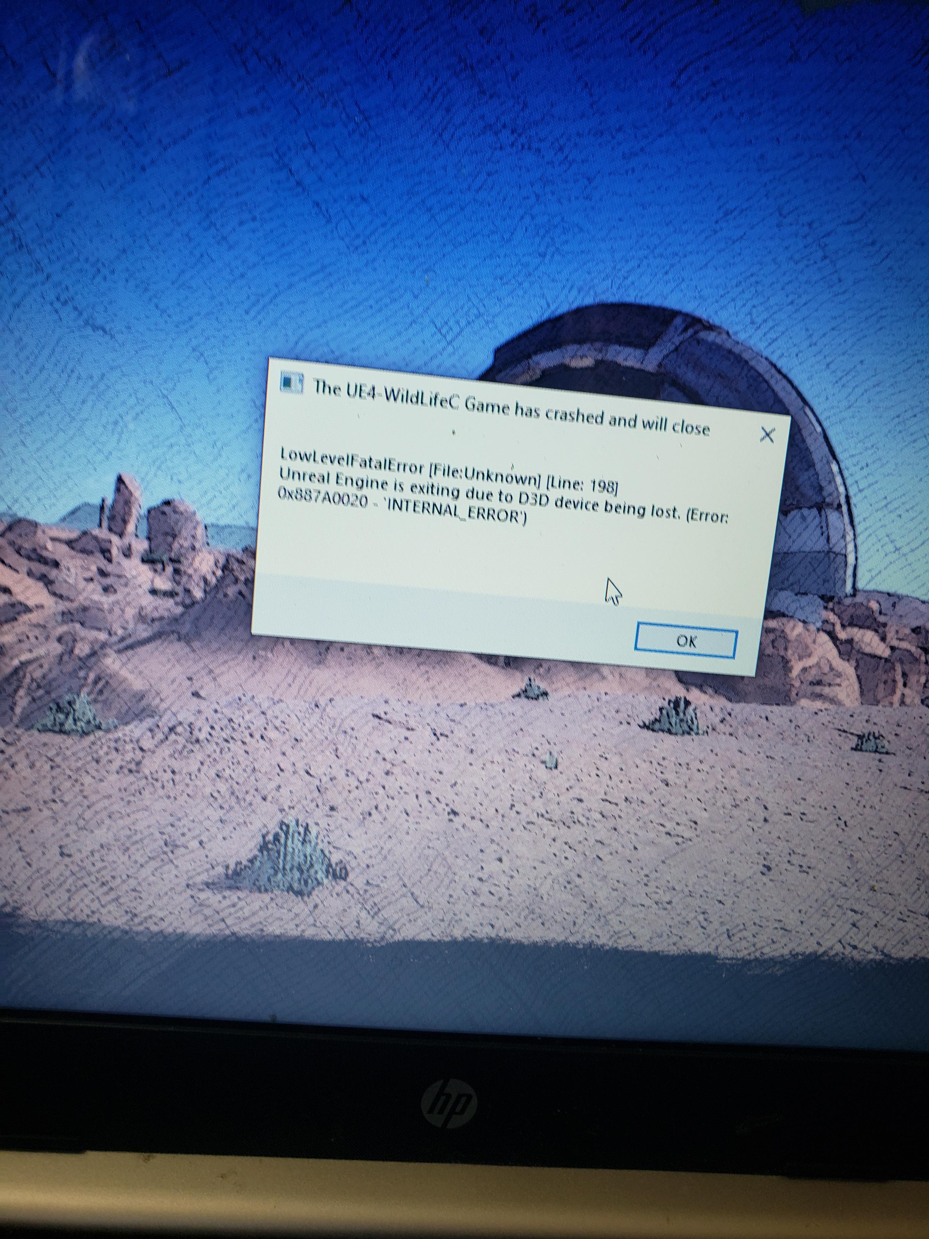 Can t Start Game Scrolller