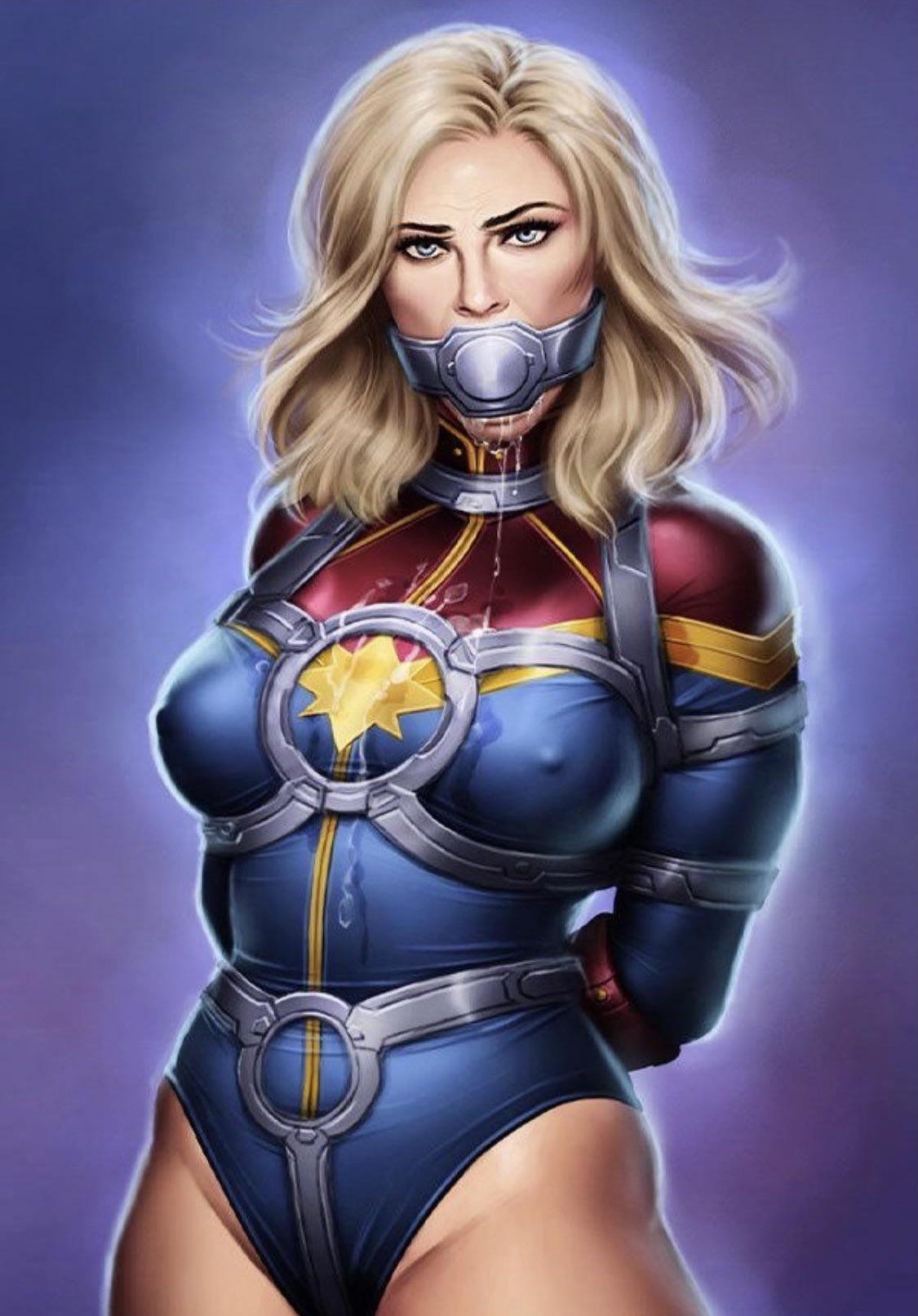 Captain marvel bondage