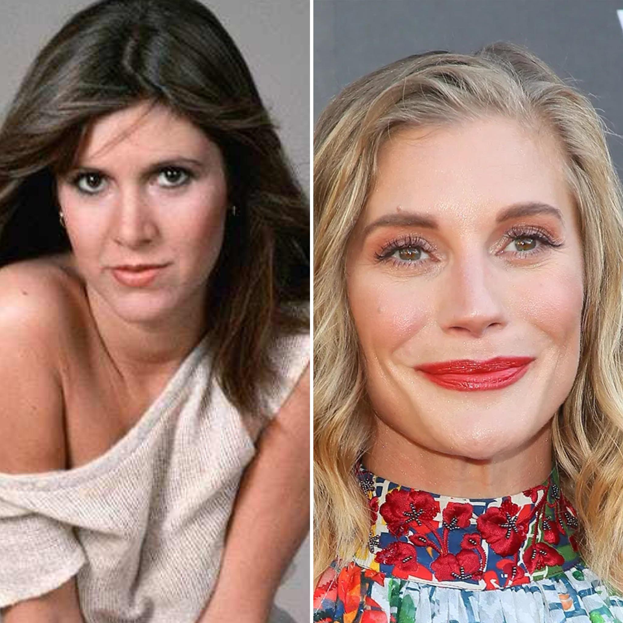 Carrie Fisher vs Katee Sackhoff Scrolller