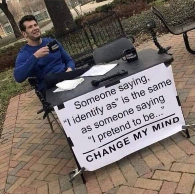 Well I guess you pretend to be republican...Change My Mind