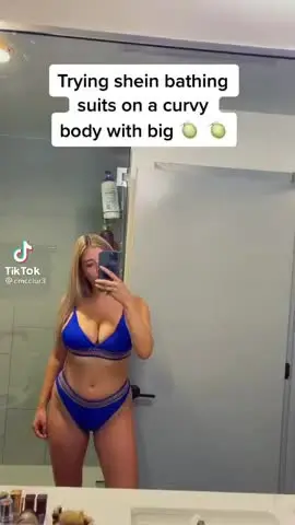 Couldn't stop watching this bikini try on haha