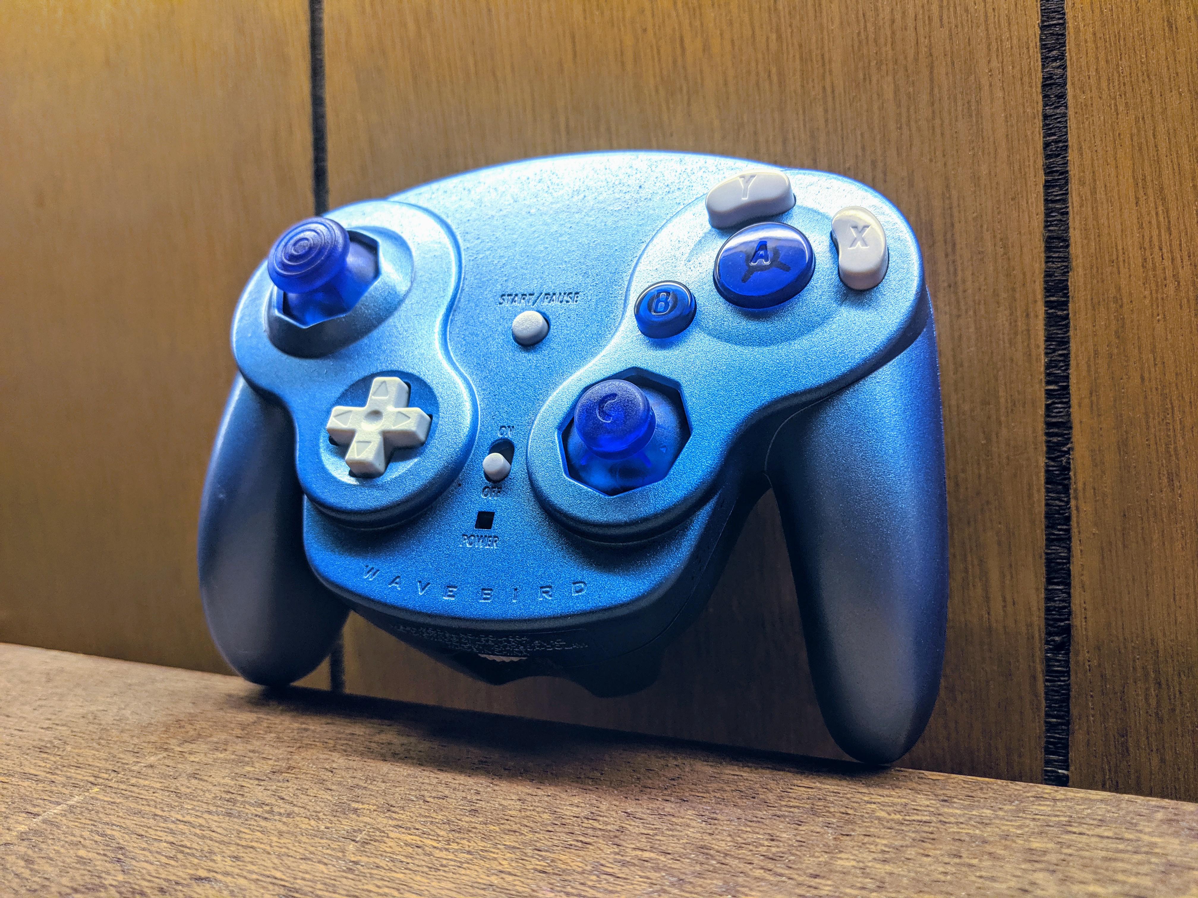 Custom Wavebird with airbrushed shell with a mix of eBay and OEM ...