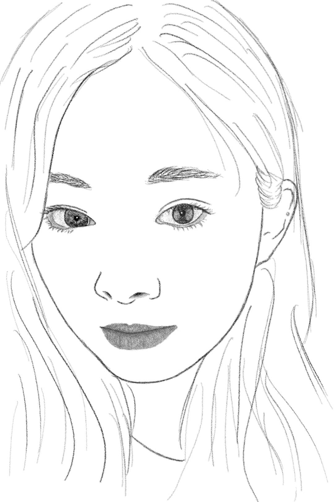 Drawing of Tzuyu made by me. Scrolller