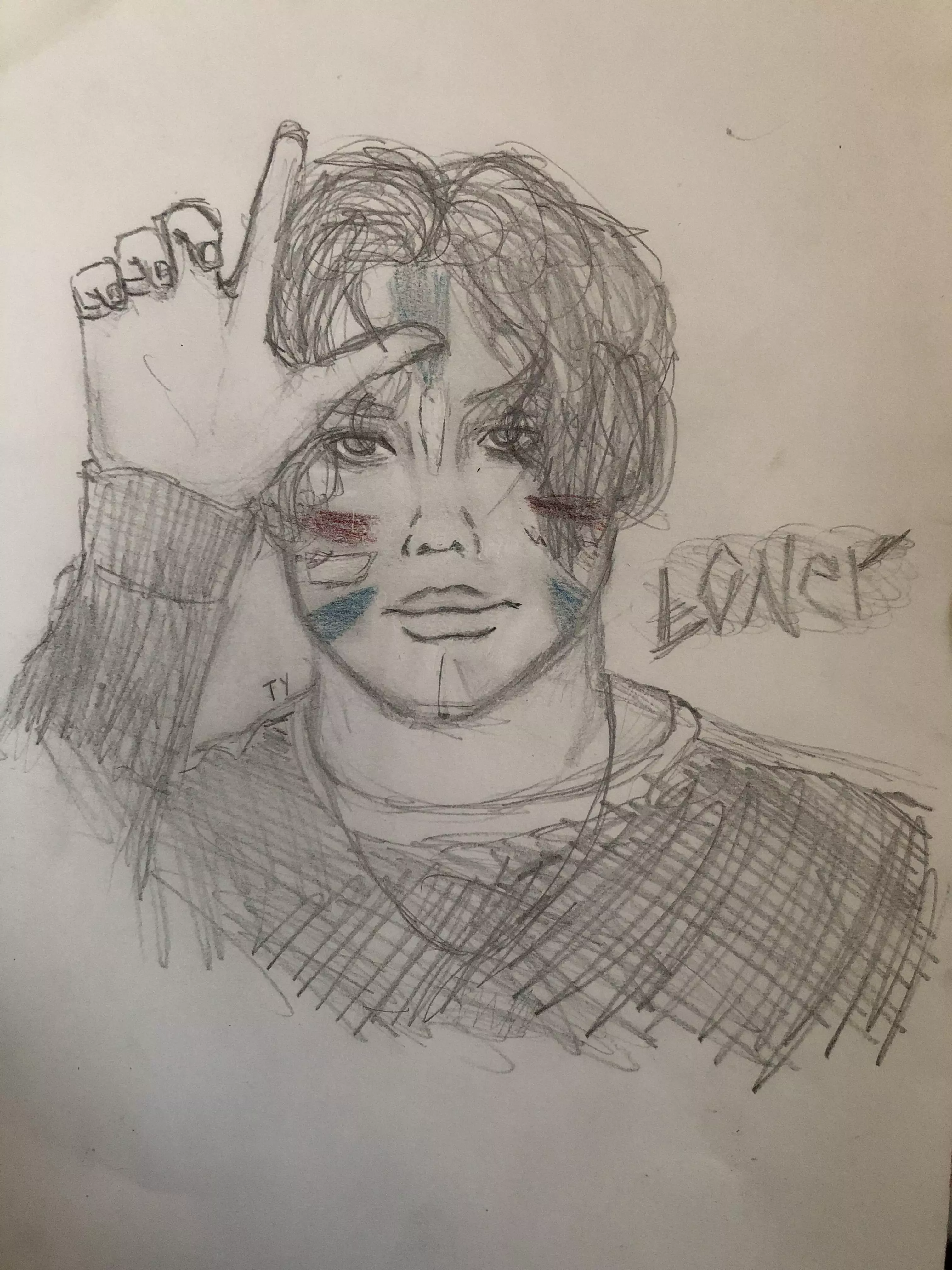 Drawing yungblud everyday.... [Day 3] kinda flopped but ok | Scrolller