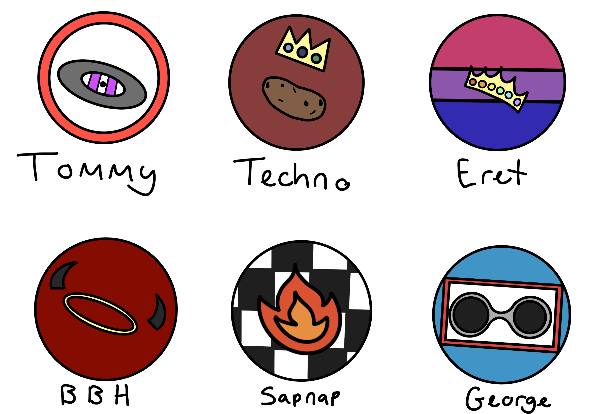 Drew some more dsmp logos :) | Scrolller