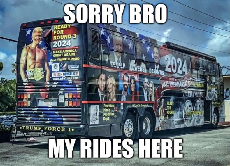 Driving tha Trump bus to school 😳😳🥶😈 Scrolller