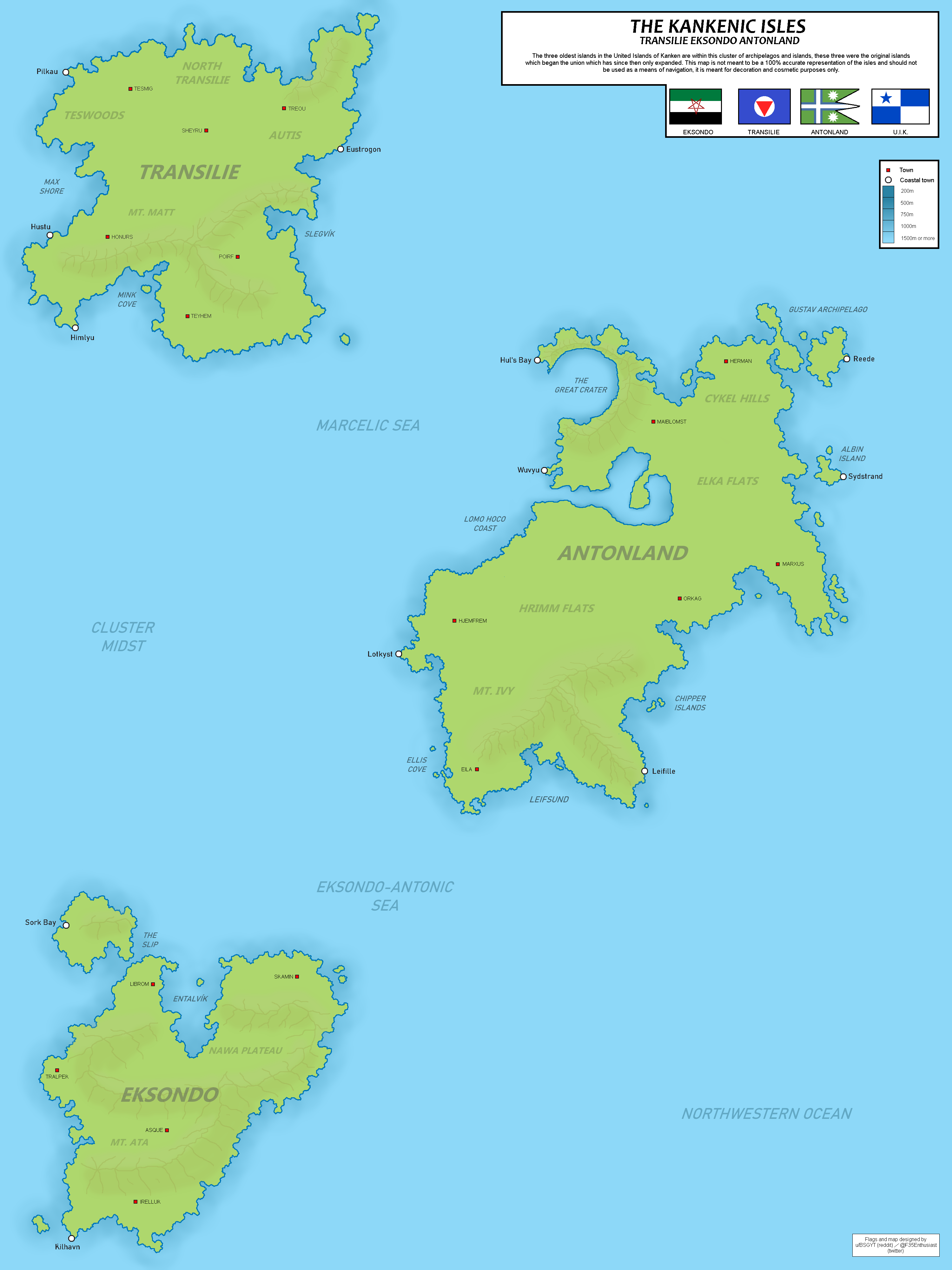 Early 2000s map of the Kankenic Cluster | Scrolller