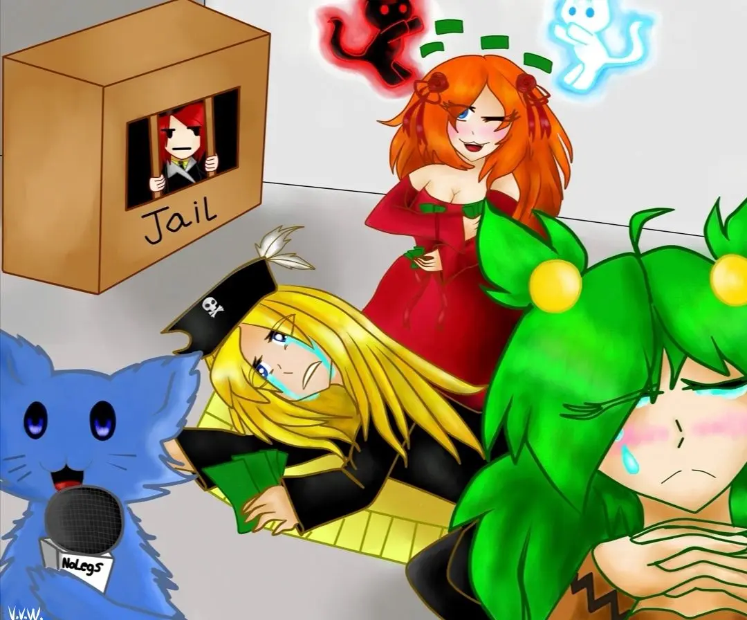 EBF Monopoly.. It's almost 4 years since I finished this drawing! 😂 Should I re-draw it? 🤔🤔🤣