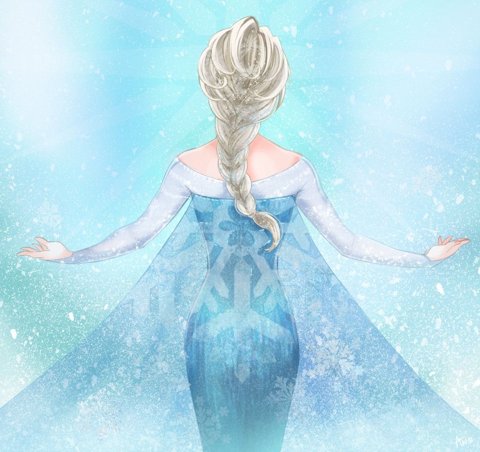 Elsa Behind Elsa from behind! | Scrolller