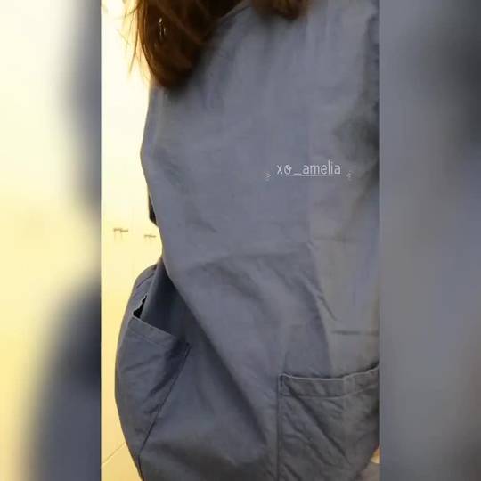 [F] We don't have these cute scrubs but rather some tents ( Still