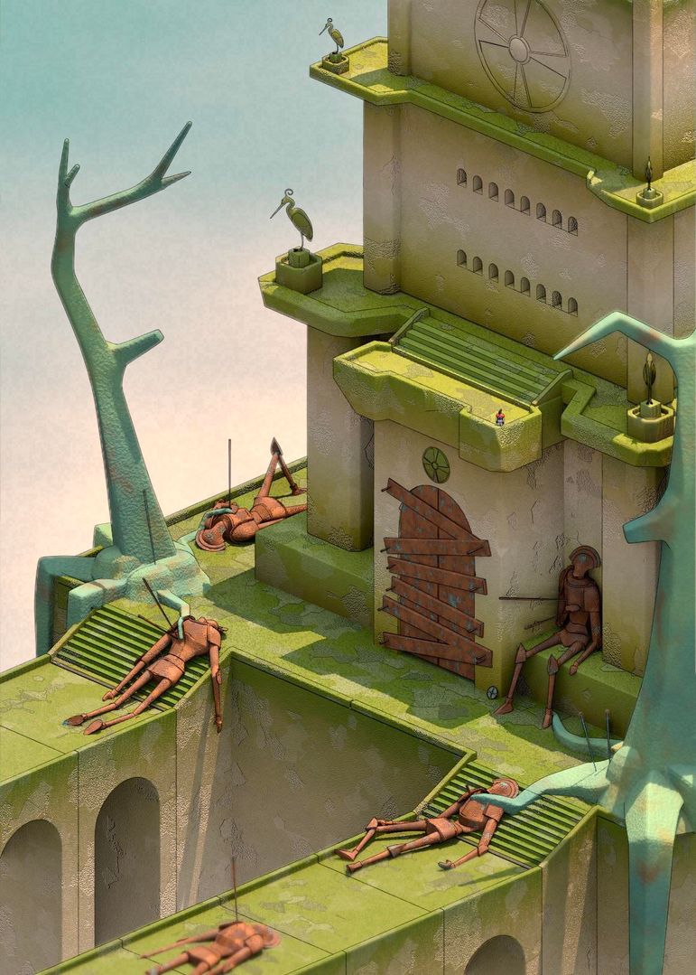 Fallen keep and the copperbark trees [OC] | Scrolller