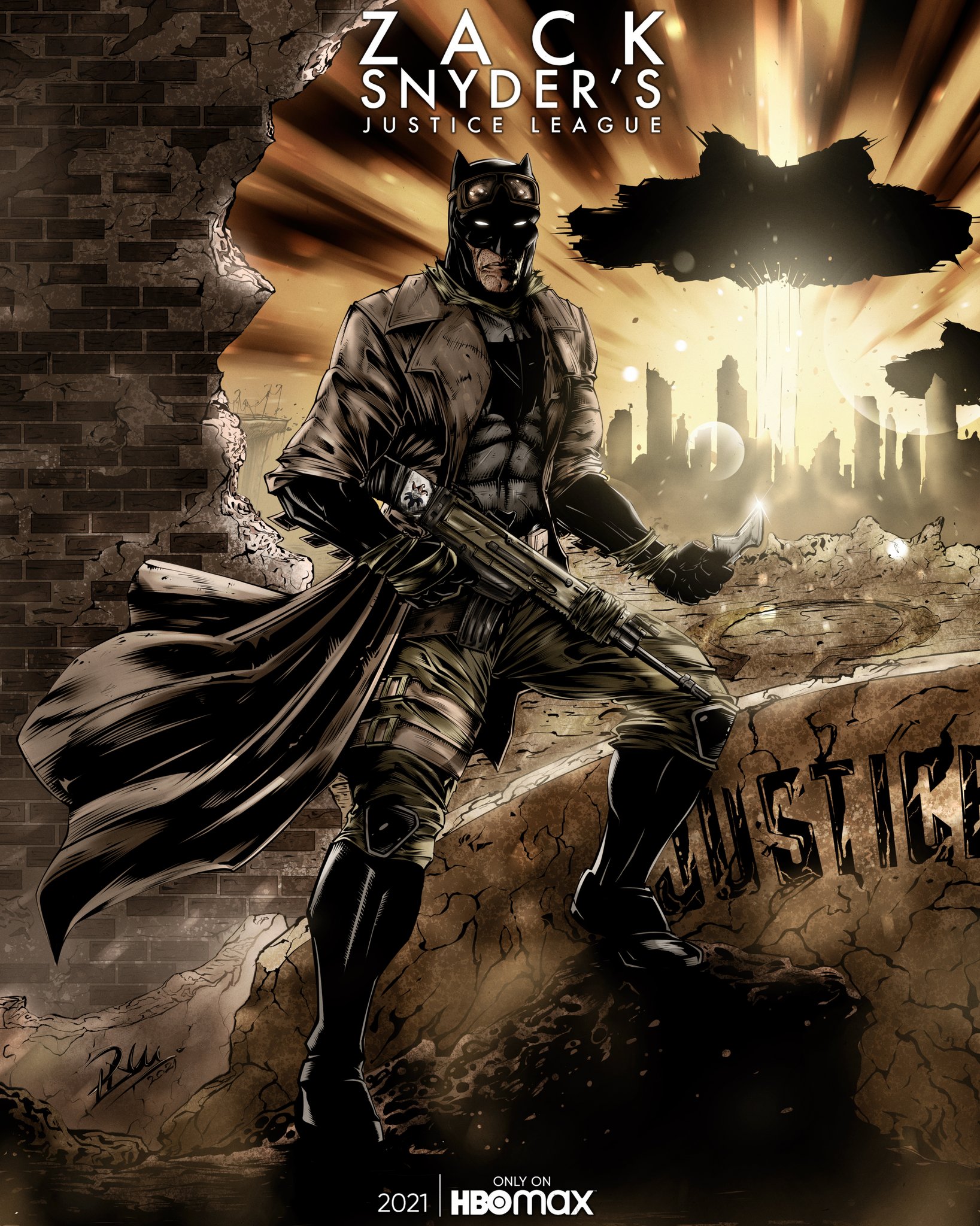 FANART: Knightmare Batman in comic version by Peter Di Maria | Scrolller