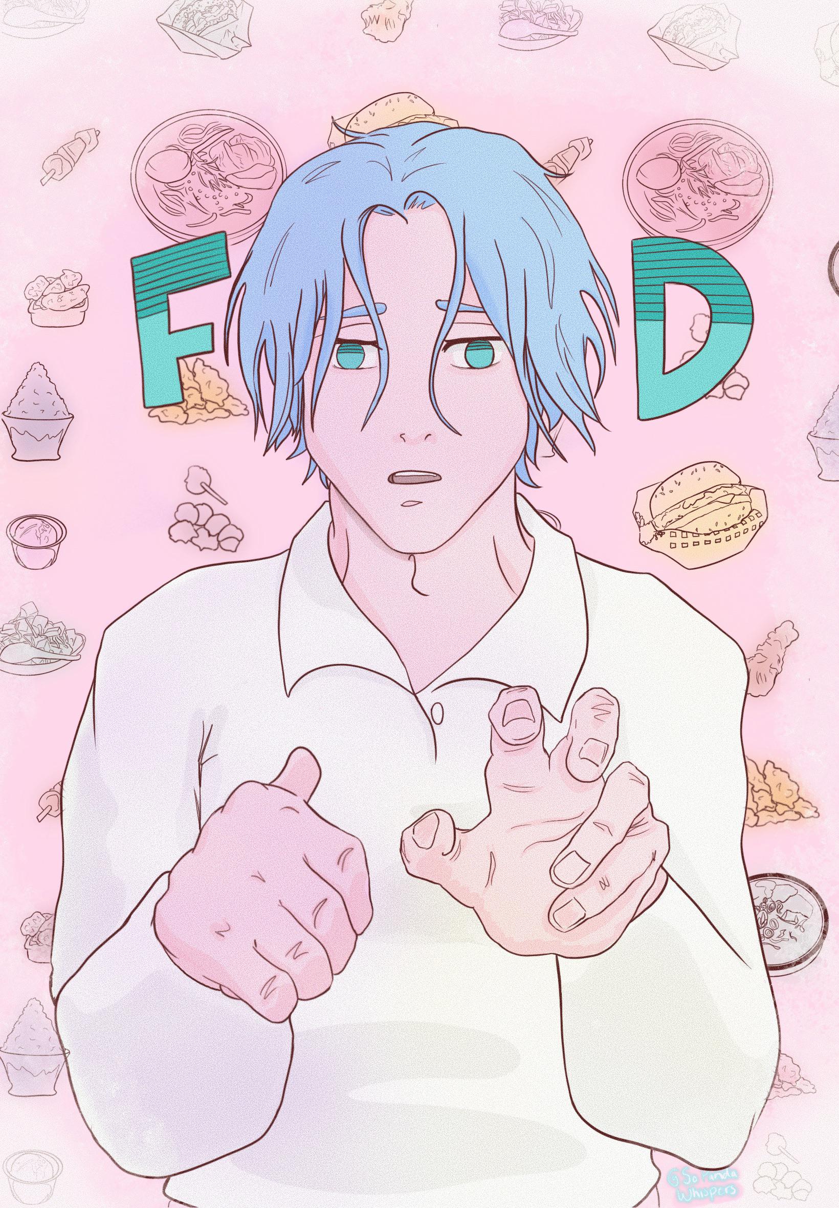 Fanart of Langa’s food obsession | Scrolller