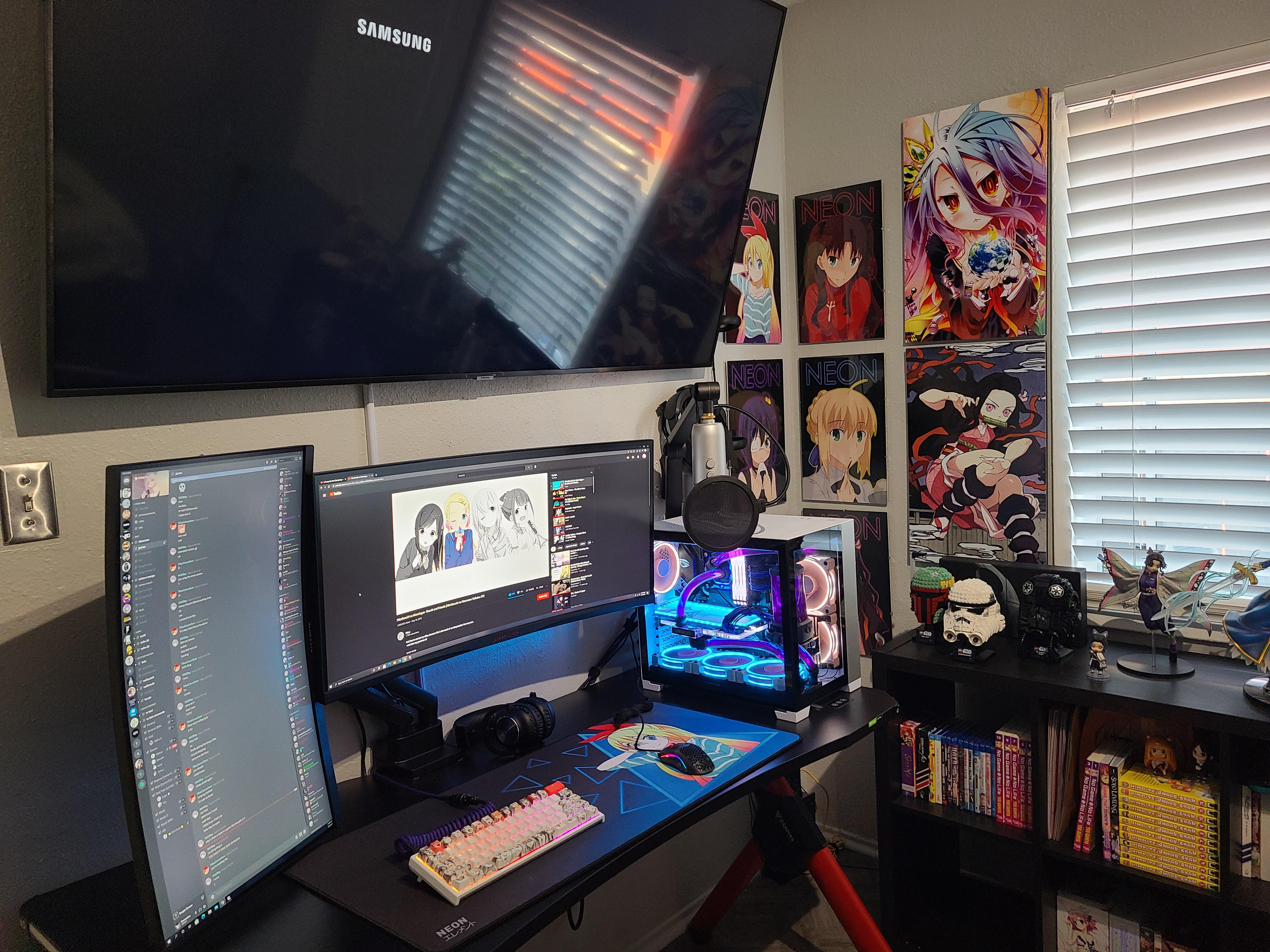 Finished my custom loop for my setup. Definitely needs more work still ...