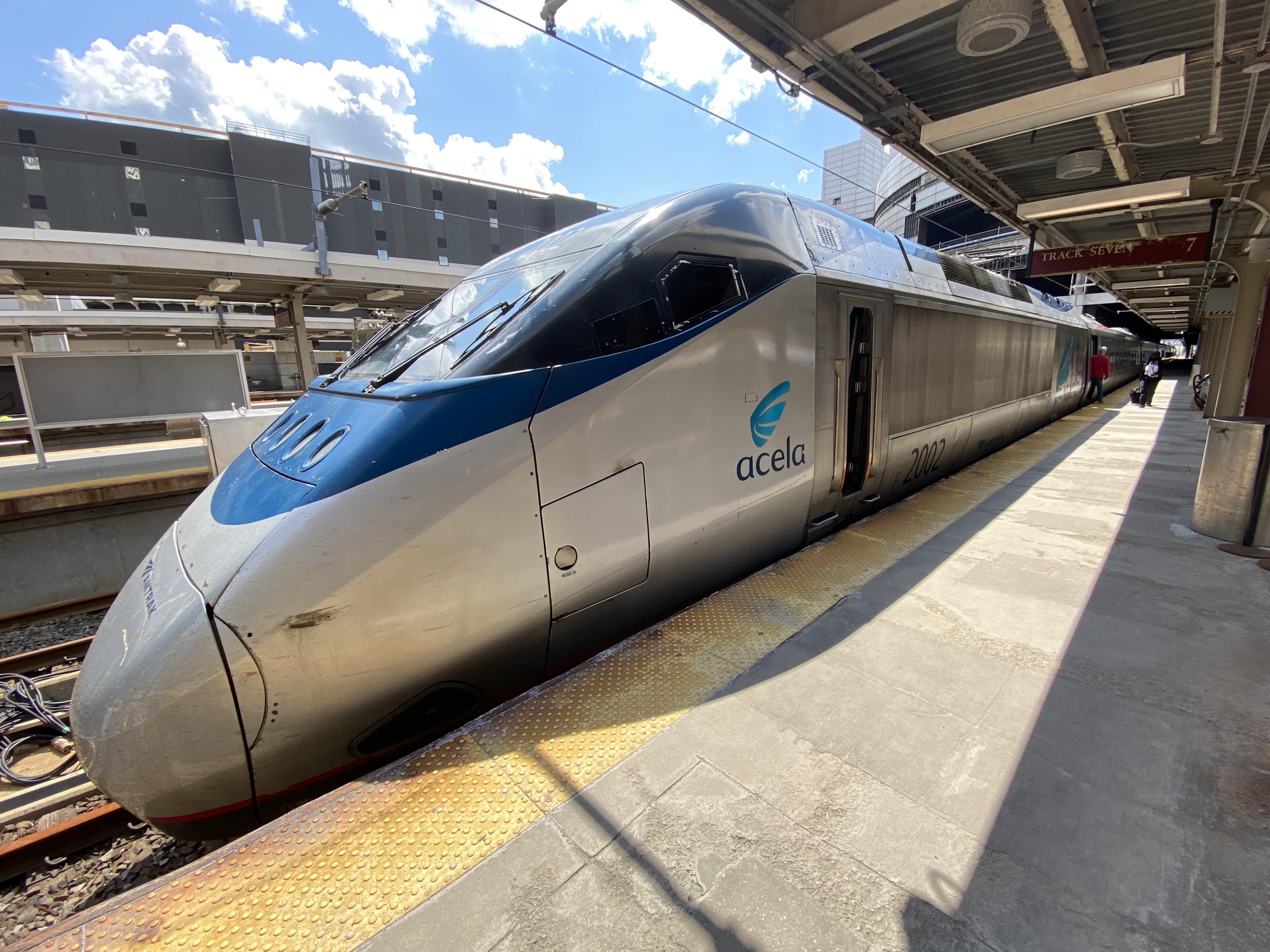 First and probably last time on the old Acela. | Scrolller