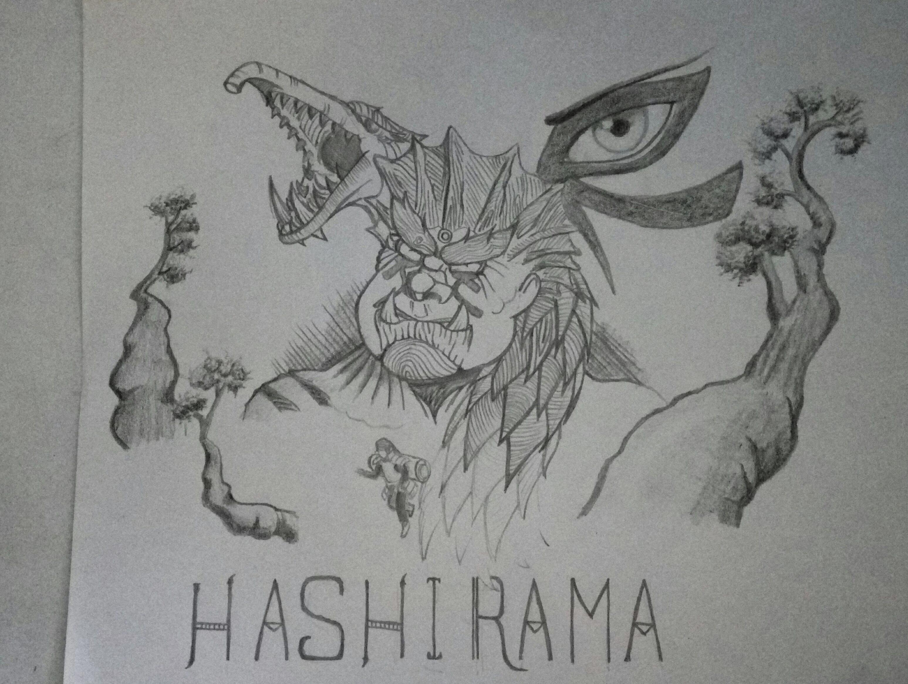 First Hokage Hashirama fan art. Look at that mini Hashi lol. | Scrolller