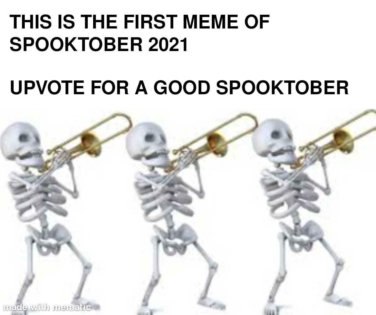 FIRST MEME OF SPOOKTOBER | Scrolller