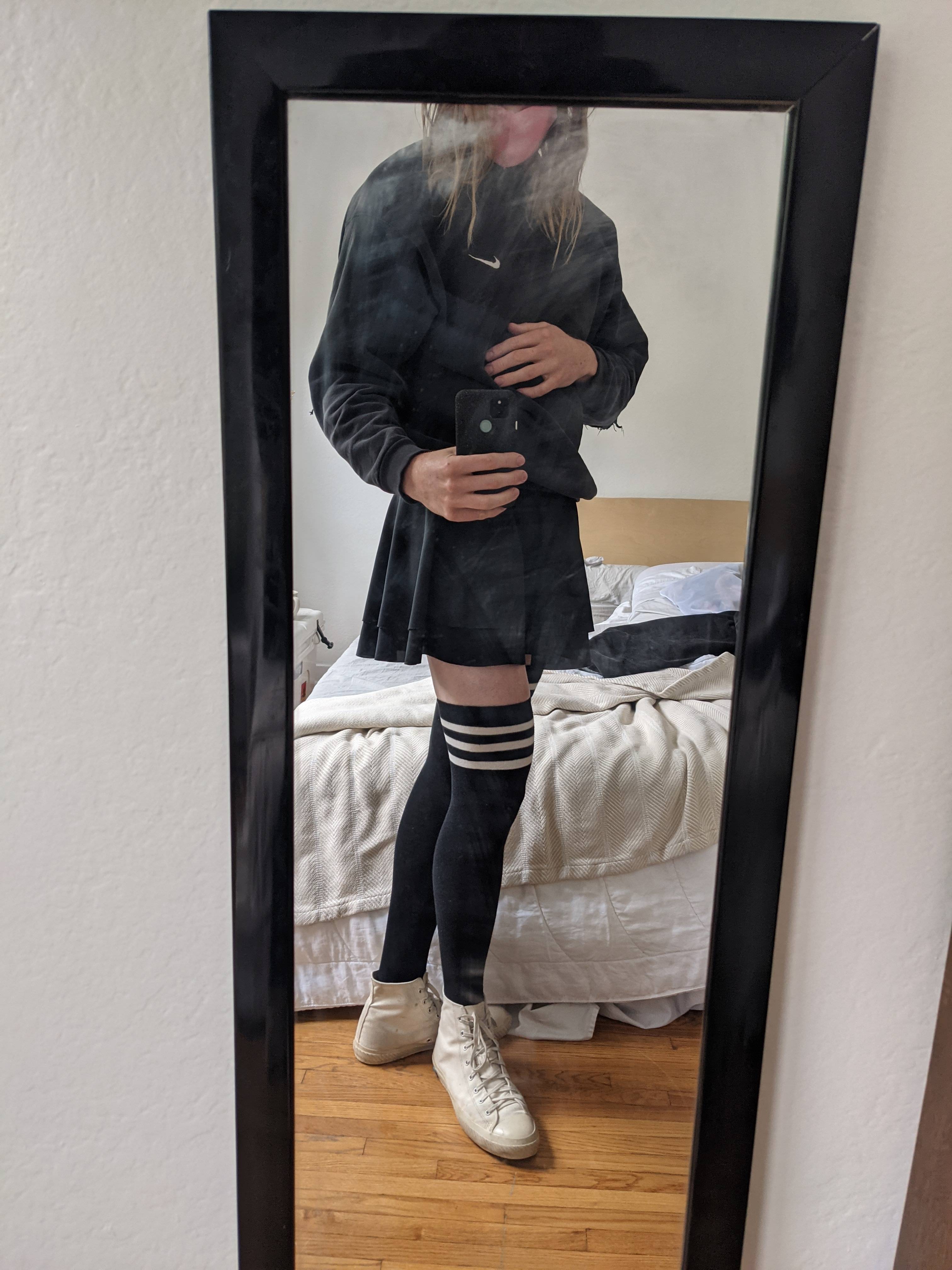First time going out in public as a femboy! Maybe just to drop off a