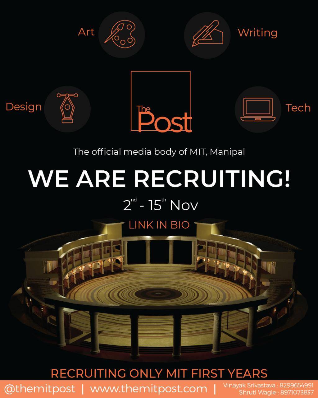 First years MIT students The Post is the official media body of your ...