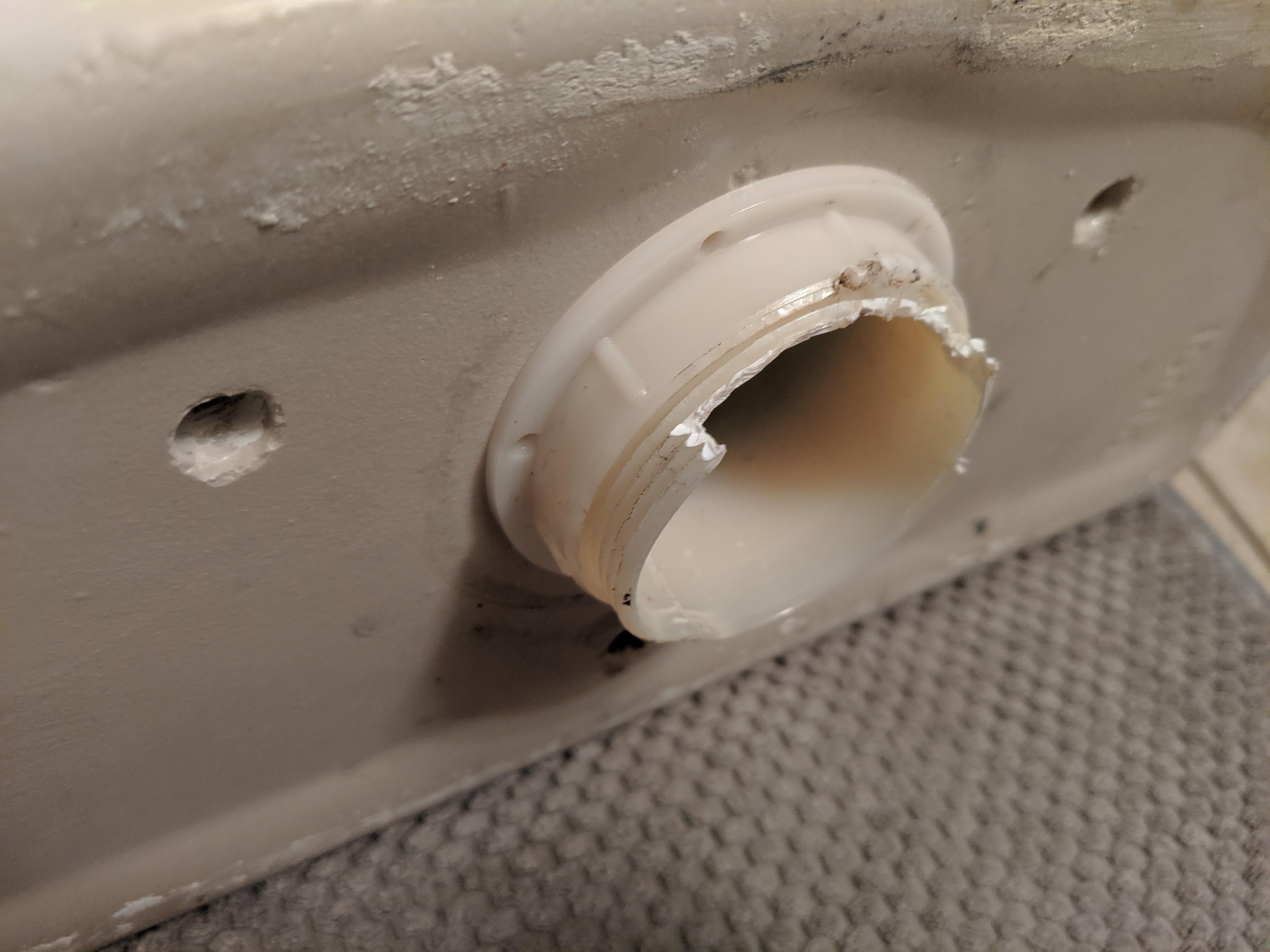 How To Remove Stuck Flush Valve Lock Nut