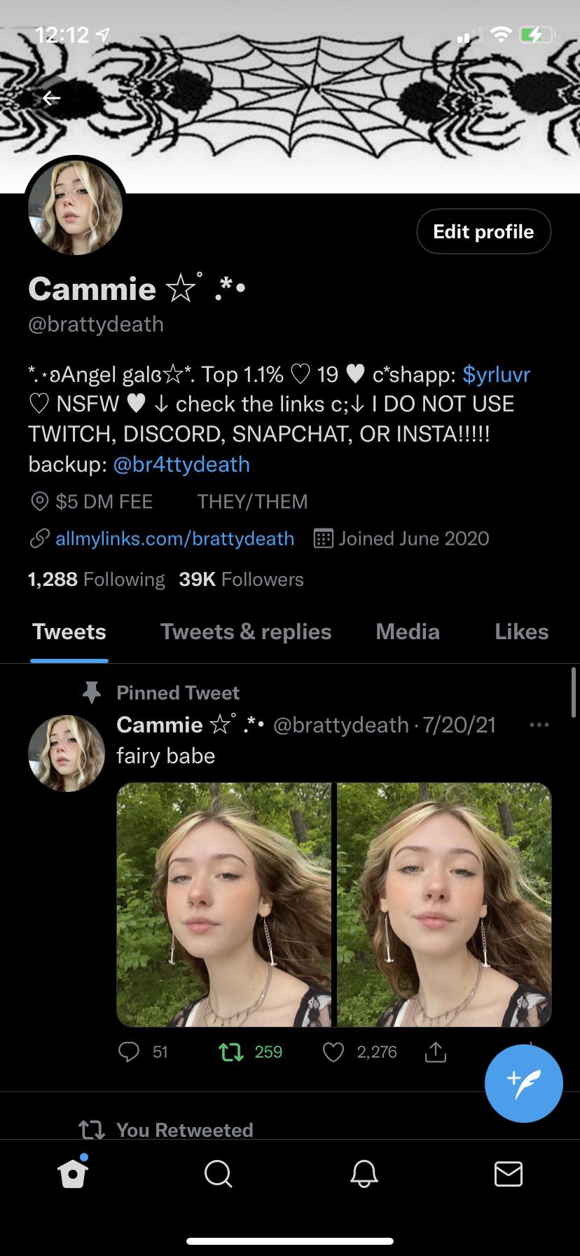 FOLLOWWWW ME ON TWITTER BABES @brattydeath | Scrolller