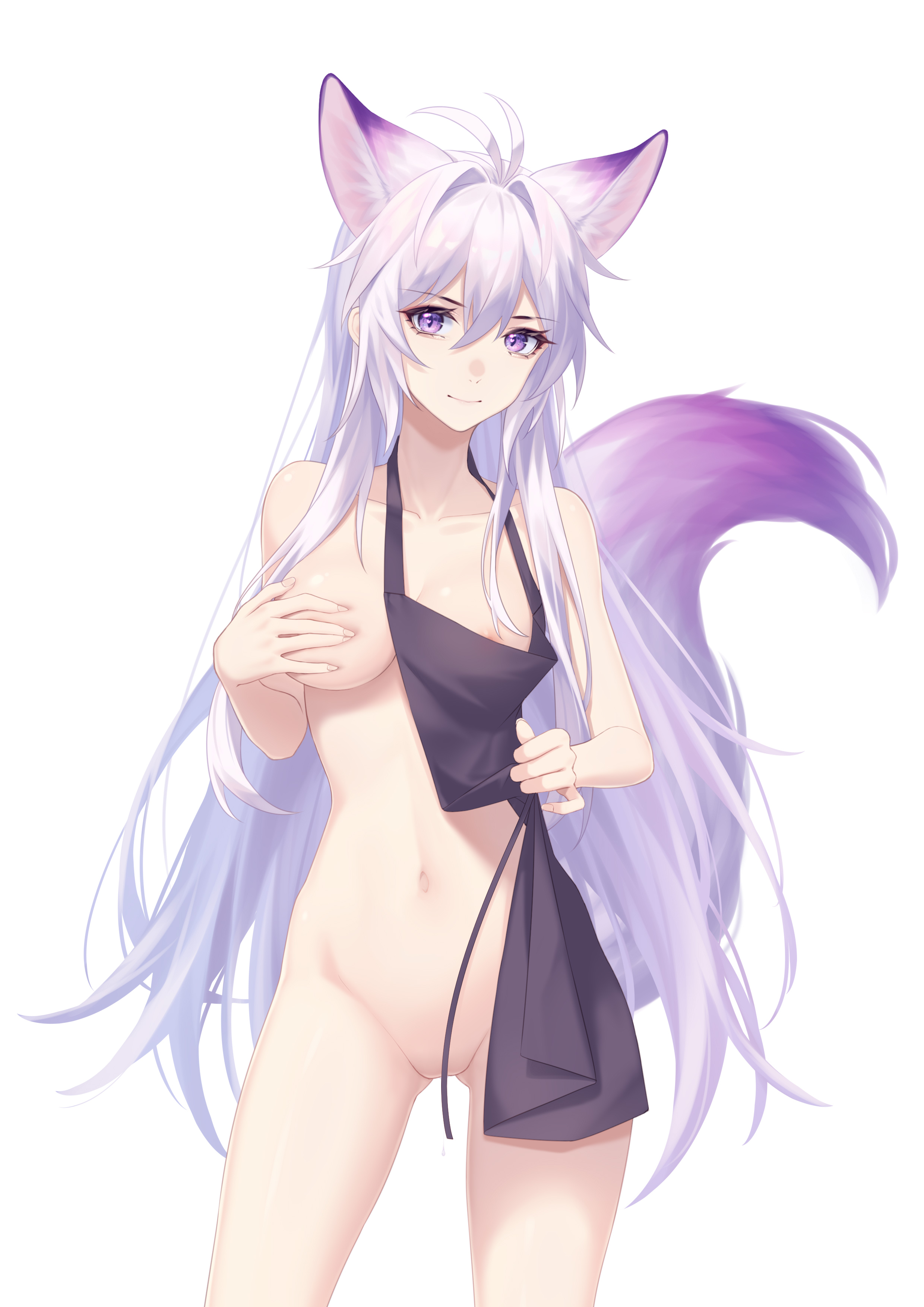 Fox Girl Naked Apron | Scrolller