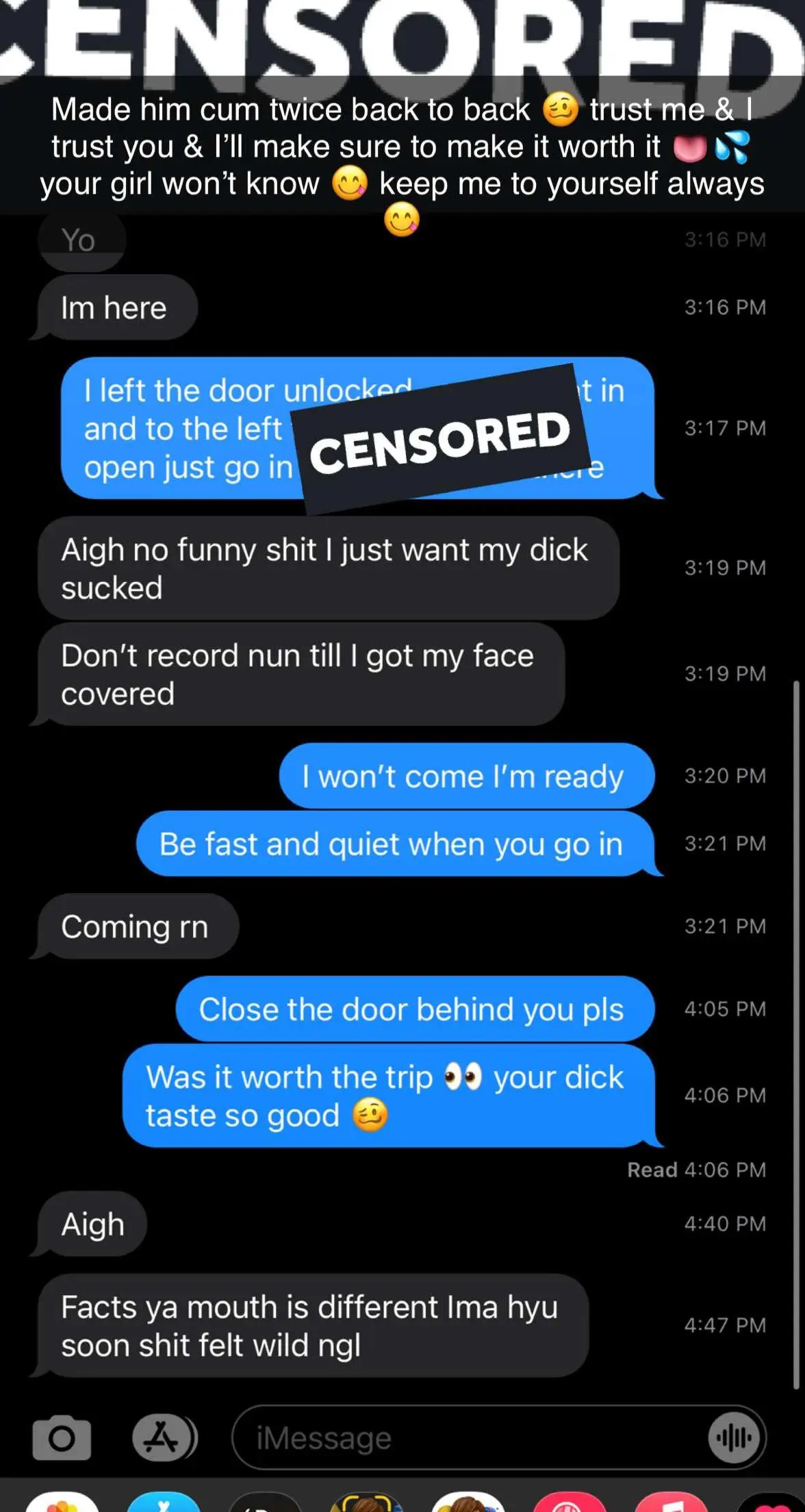 Freaks only 👅💦 snap Yourgirlwontkno