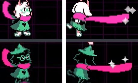 FYI : Ralsei's attack animation has some significant changes... and imo ...