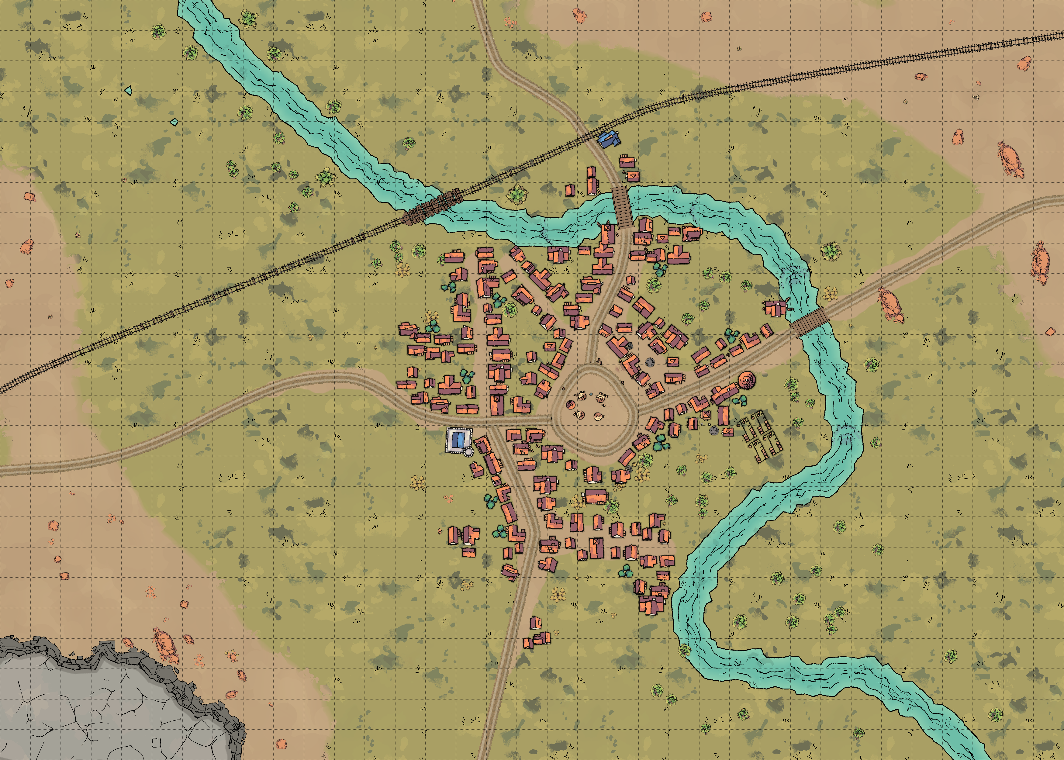 Gave up making city maps in wonderdraft, think it works better in ...