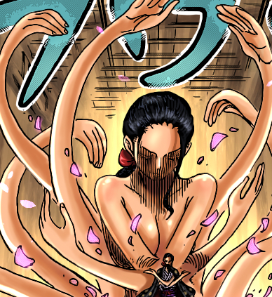 Giant Naked Nico Robin Scrolller