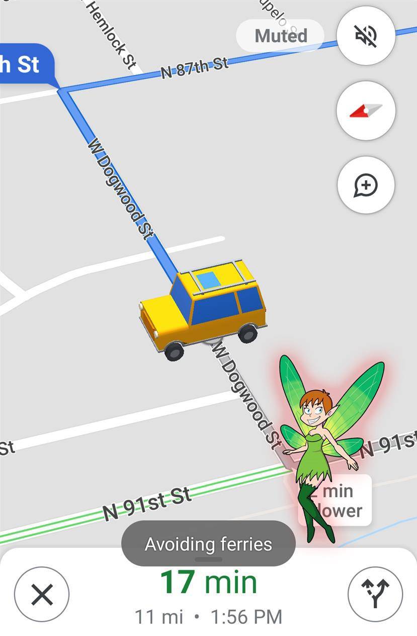 Google Maps now avoids ferries Scrolller
